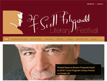 Tablet Screenshot of fscottfestival.org